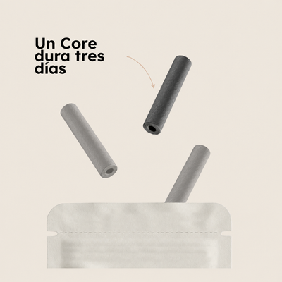 NÜV Core - vienen 3 cápsulas de sabor